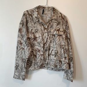 Zara giraffe shirt